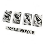rolls royce logo floor mat badge
