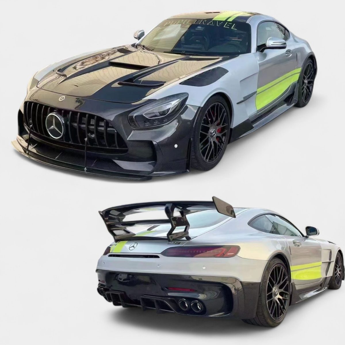 GT R Style Carbon Body Kit for Mercedes-AMG GT Coupe C190 2016–2018 (2) (1) GT R carbon aero package for AMG GT C190 platform