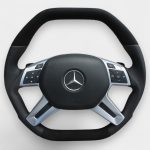 mercedes e class leather alcantara steering wheel kubay design