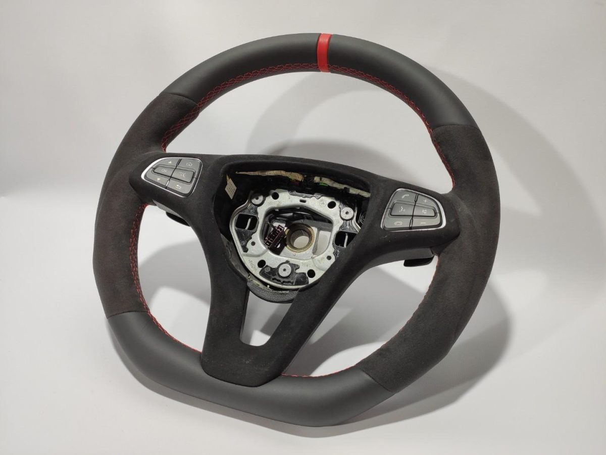 premium leather steering wheel mercedes gls