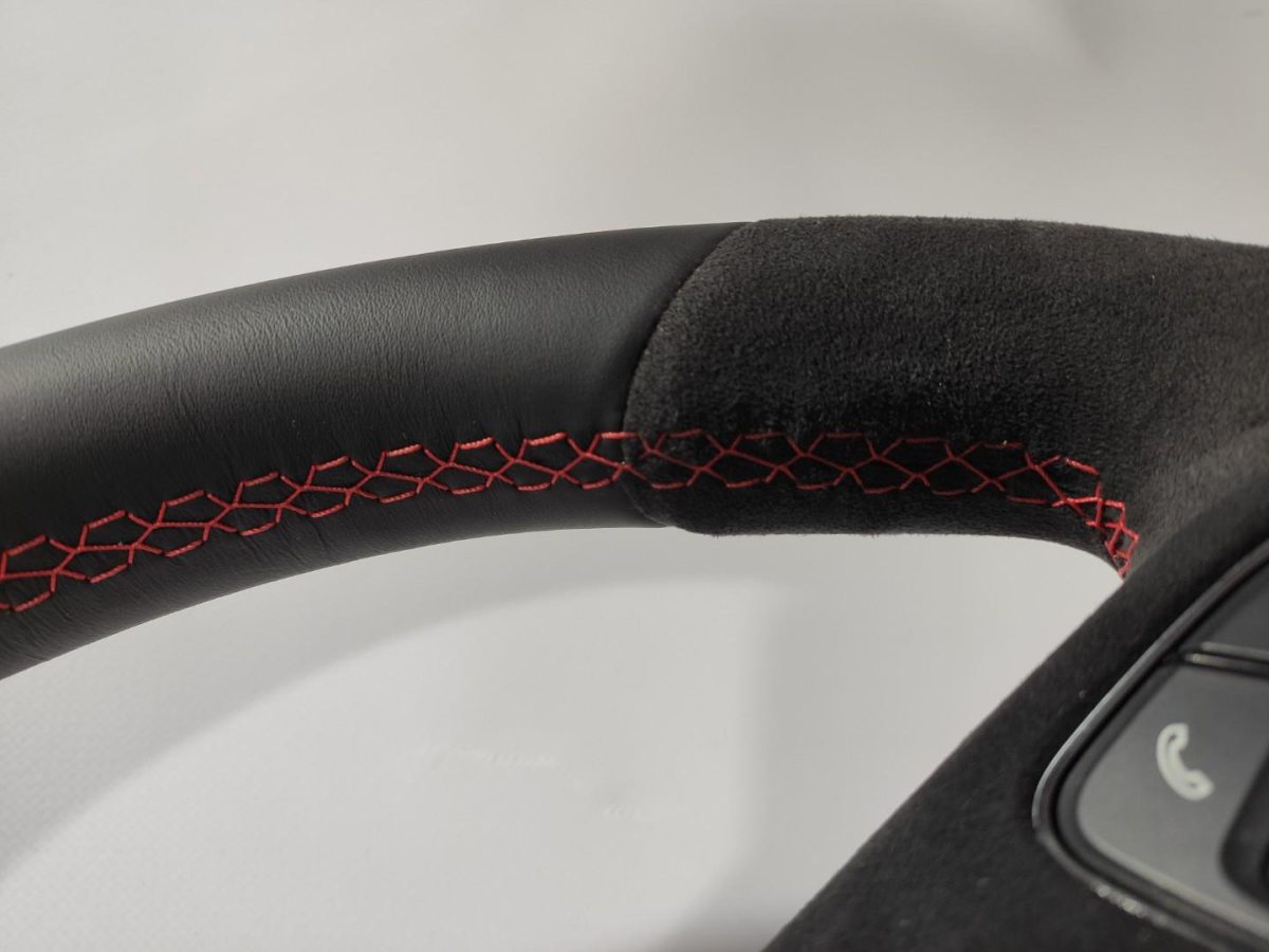 ergonomic leather alcantara wheel mercedes