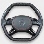 carbon leather steering wheel gl x166