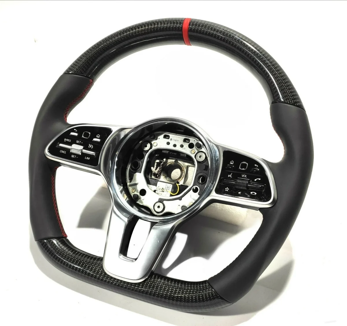 gloss carbon flat steering wheel g63