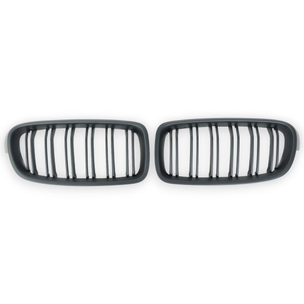 BMW 3 Series F30 matte black front grille
