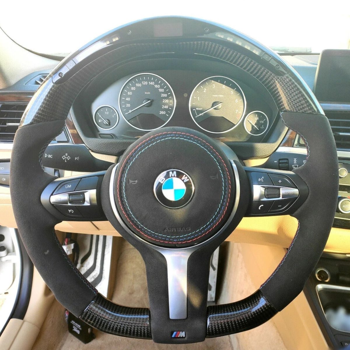 LED carbon Alcantara steering wheel BMW F15