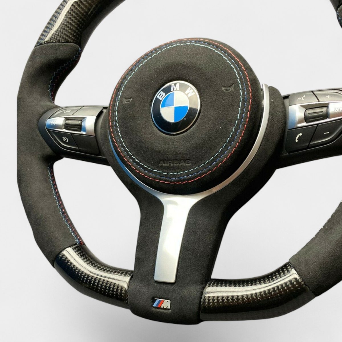 Motorsport LED steering wheel BMW F30 interior upgrade