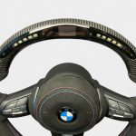 Alcantara grip carbon wheel BMW F15 LED panel