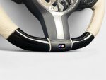 Carbon white leather steering wheel BMW F15