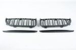 BMW E90 matte black kidney grille