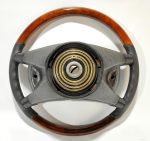 wooden steering wheel mercedes w126