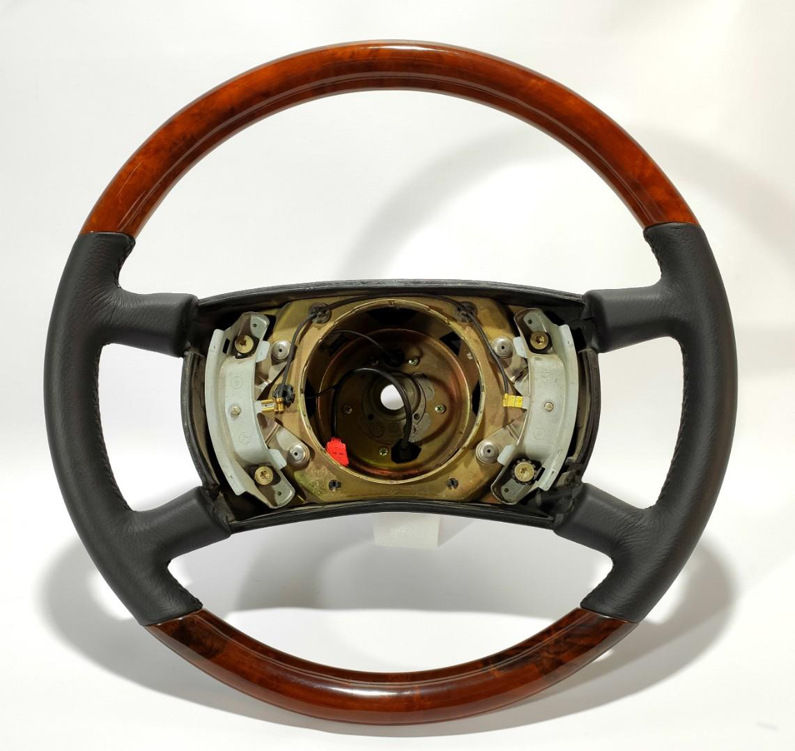 Original Wood Steering Wheel for Mercedes W126 S126 W124 W201 (2) mercedes s126 original wood steering wheel