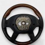wooden steering wheel mercedes w221 s class kubay design