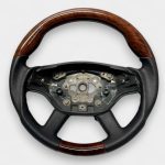 premium wooden steering wheel mercedes benz w221