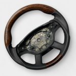 luxury wooden steering wheel mercedes w221