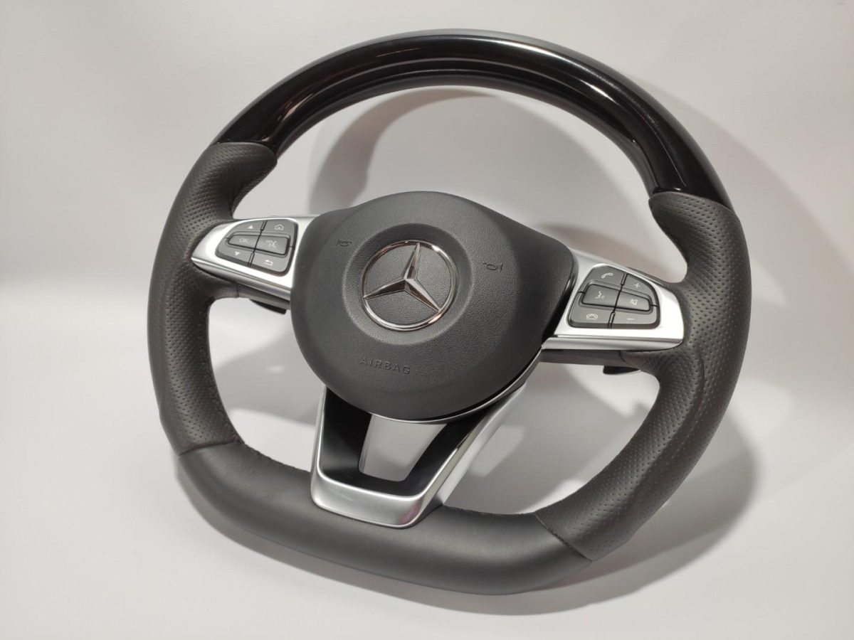 piano carbon style wheel mercedes gls