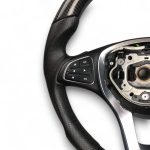 piano black leather steering wheel mercedes gle