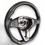 w205 piano black steering wheel retrofit