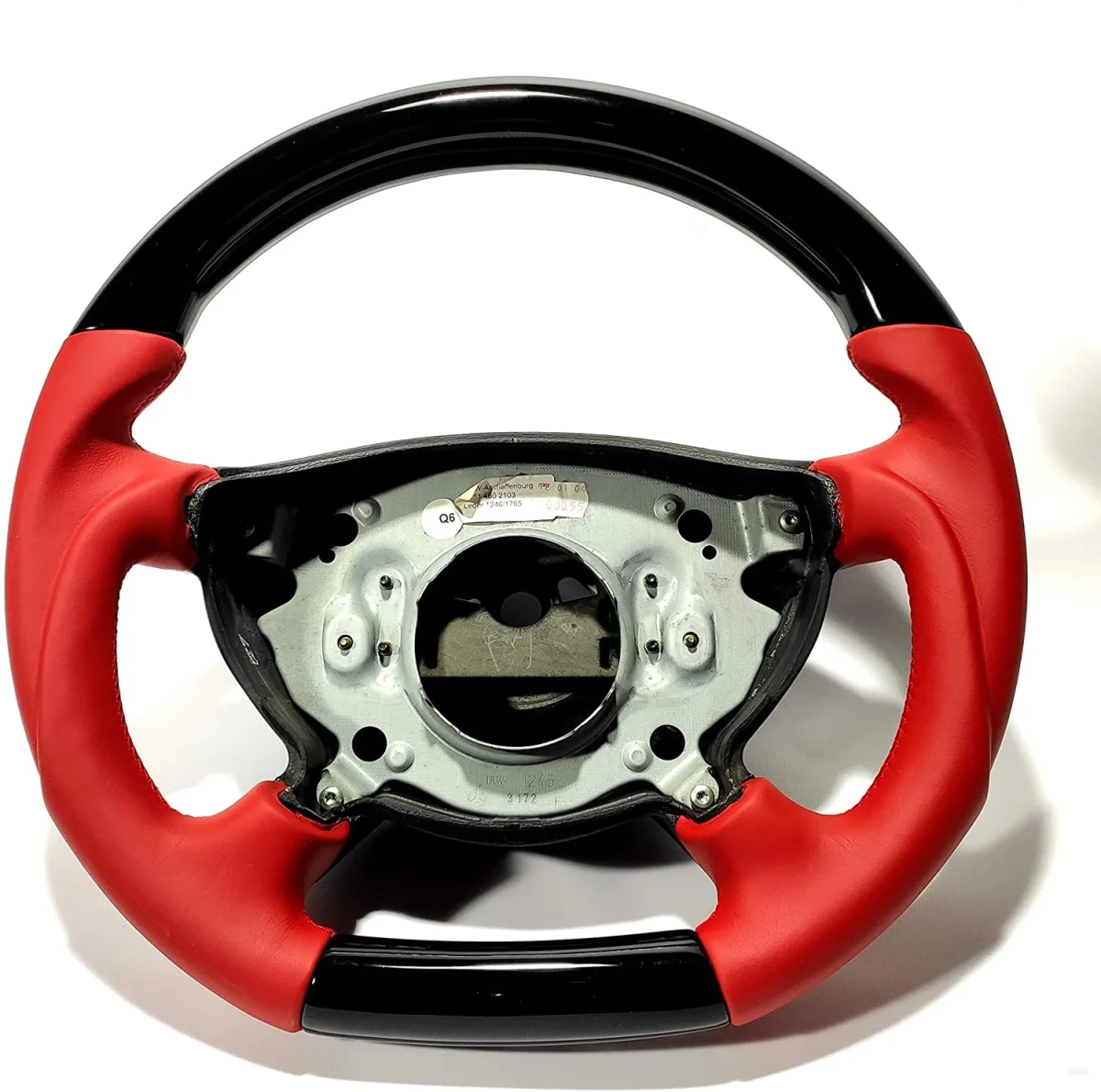 premium red leather interior wheel mercedes clk