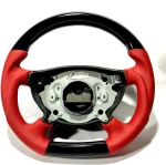 premium red leather interior wheel mercedes clk