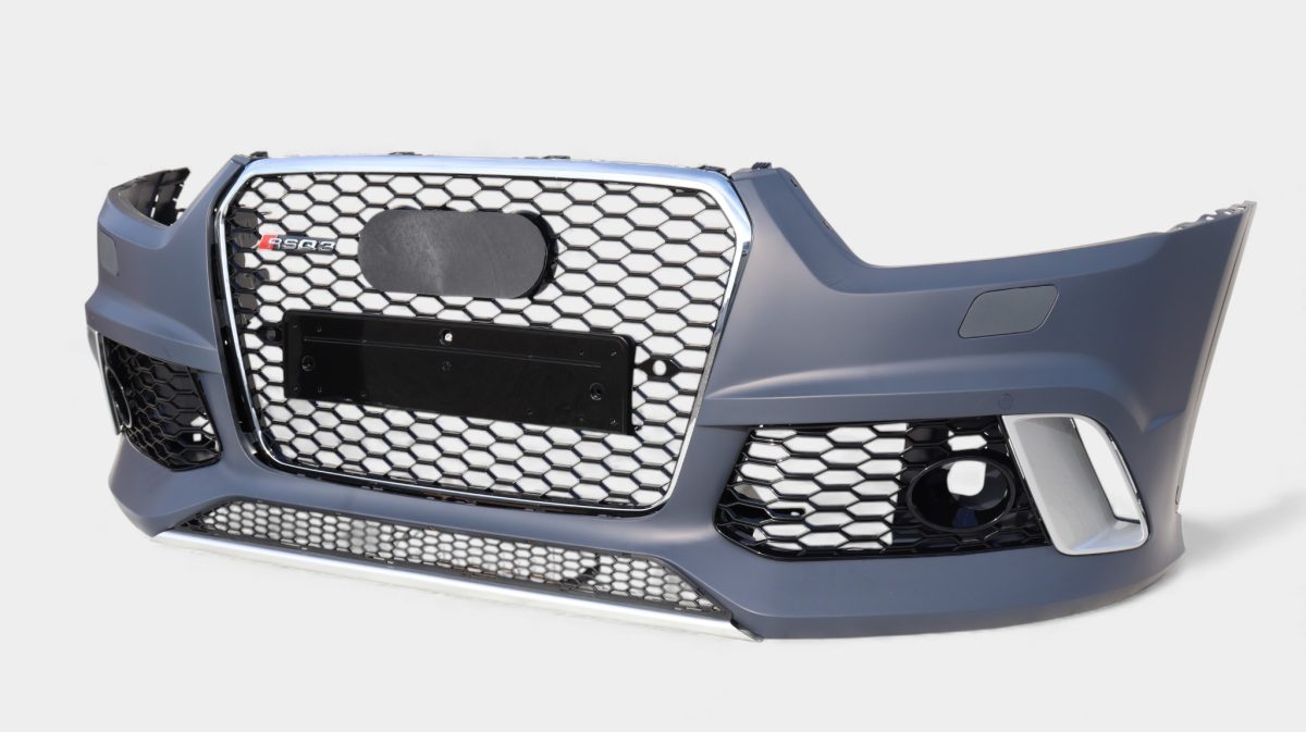 Q3 RS front bumper with honeycomb grille
