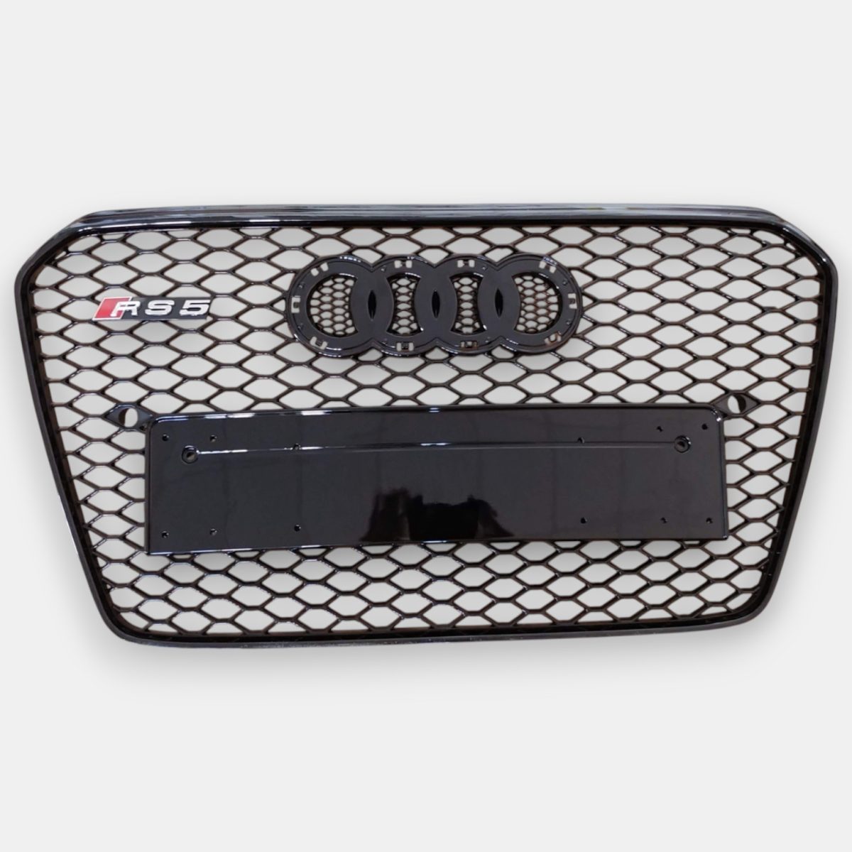 RS5 Black Front Radiator Grille for Audi A5 2012–2015 (2) Audi A5 2012 2015 RS5 grille