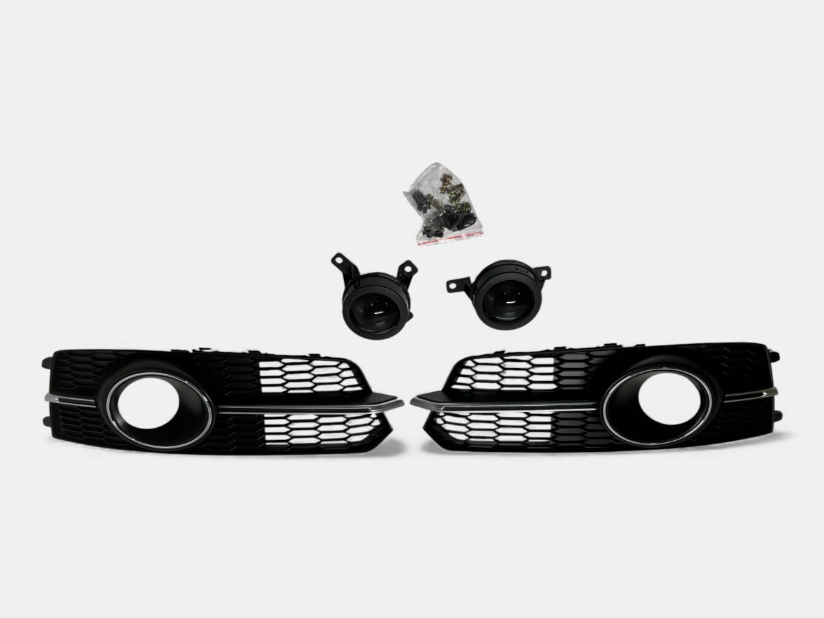 Kubay Design RS6 chrome fog light grilles Audi A6 C7