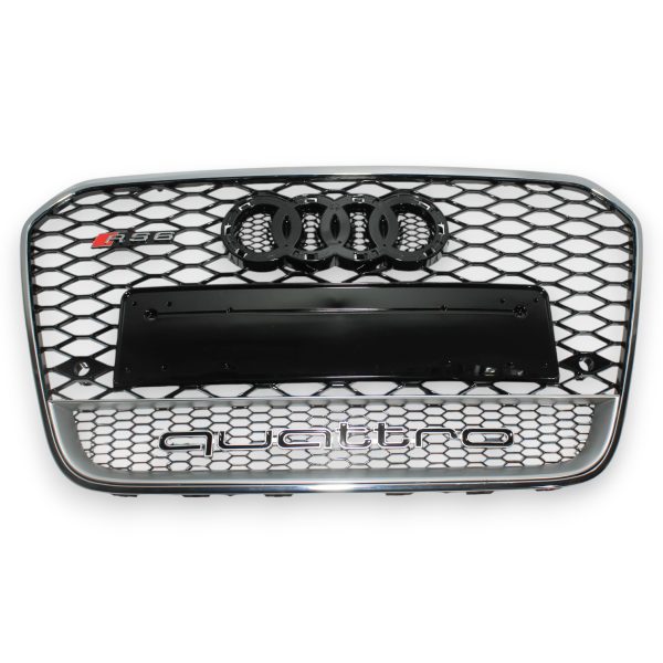 Audi A6 C7 chrome front grille upgrade