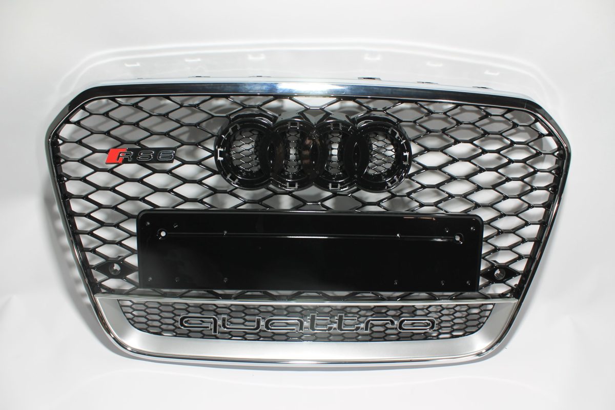Audi A6 C7 2012 2015 RS6 chrome grille