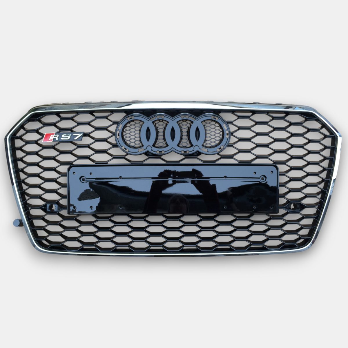 RS7 Chrome Front Radiator Grille for Audi A7 4G 2014–2017 (1) RS7 chrome grille Audi A7 2014–2017
