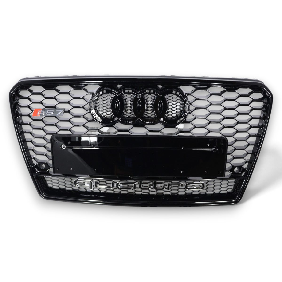 RS7-Style Black Quattro Front Grille for Audi A7 C7 2010–2014 Quattro lower grille Audi A7