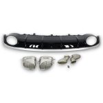 RS7 diffuser Audi A7 2014–2017 with exhaust trims