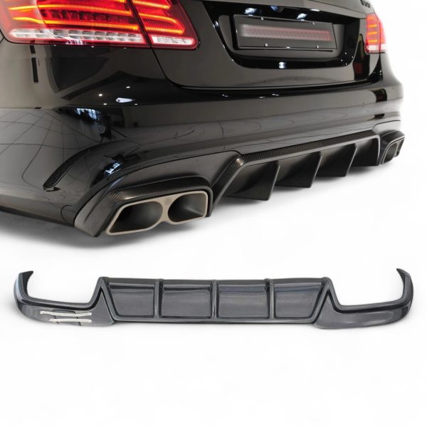 Rear carbon diffuser for Mercedes W212 2013–2016