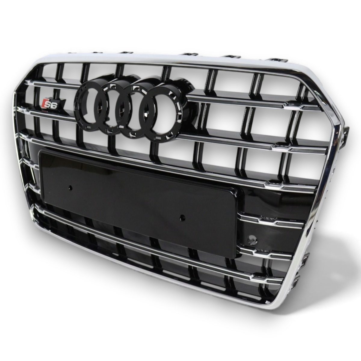 S6 Chrome Front Radiator Grille for Audi A6 2016–2018 Audi A6 2016 chrome front radiator grille