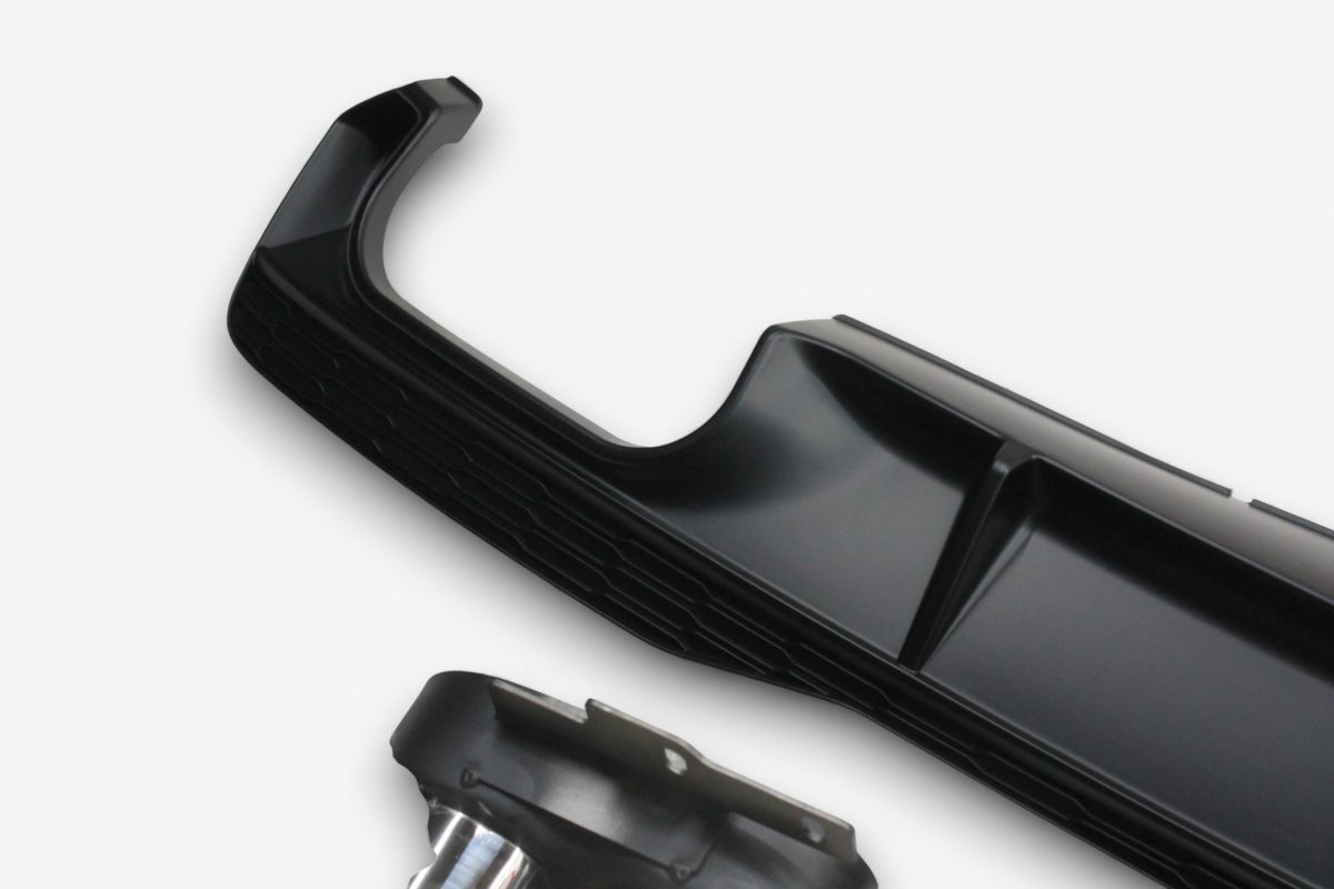 Audi A7 S-Line black rear diffuser