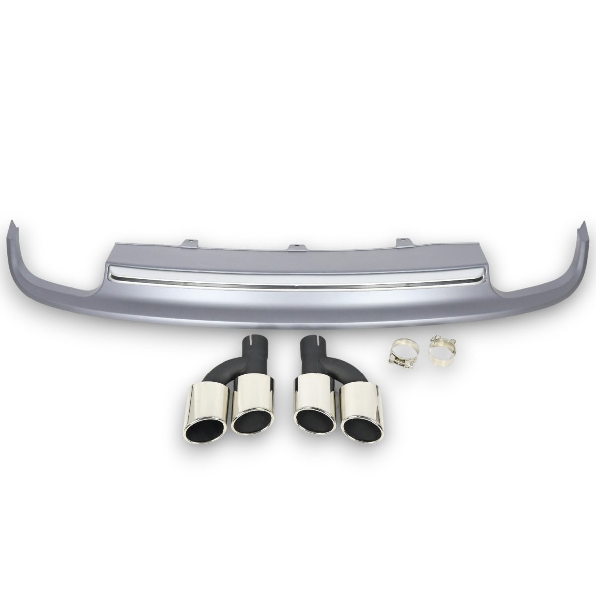 S7 Style Rear Diffuser with Exhaust Tips for Audi A7 2010–2014 (3) Kubay Design S7 rear diffuser Audi A7