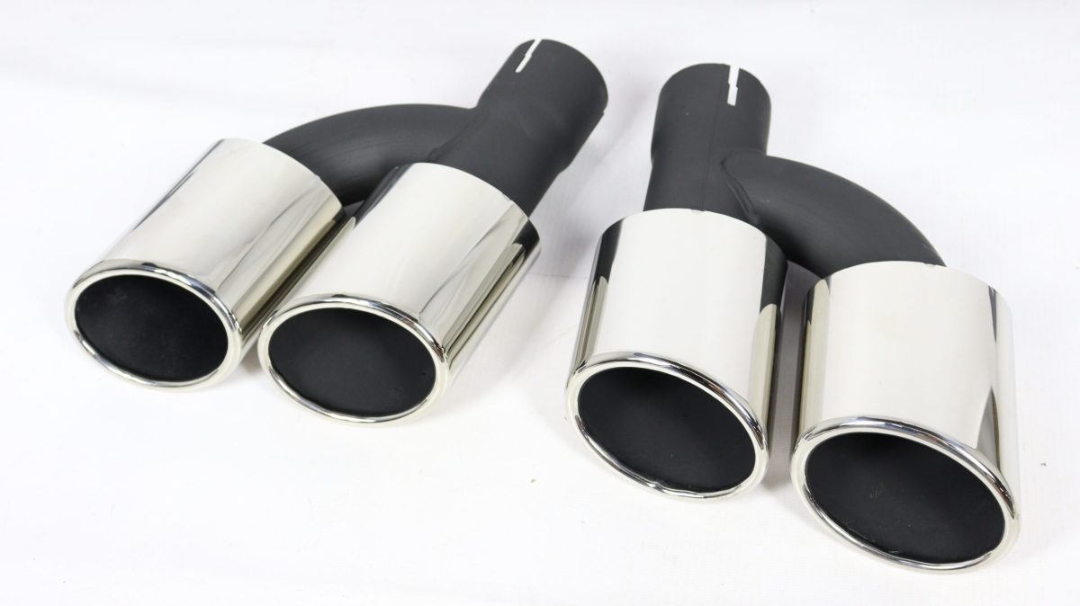 Audi A7 black rear diffuser