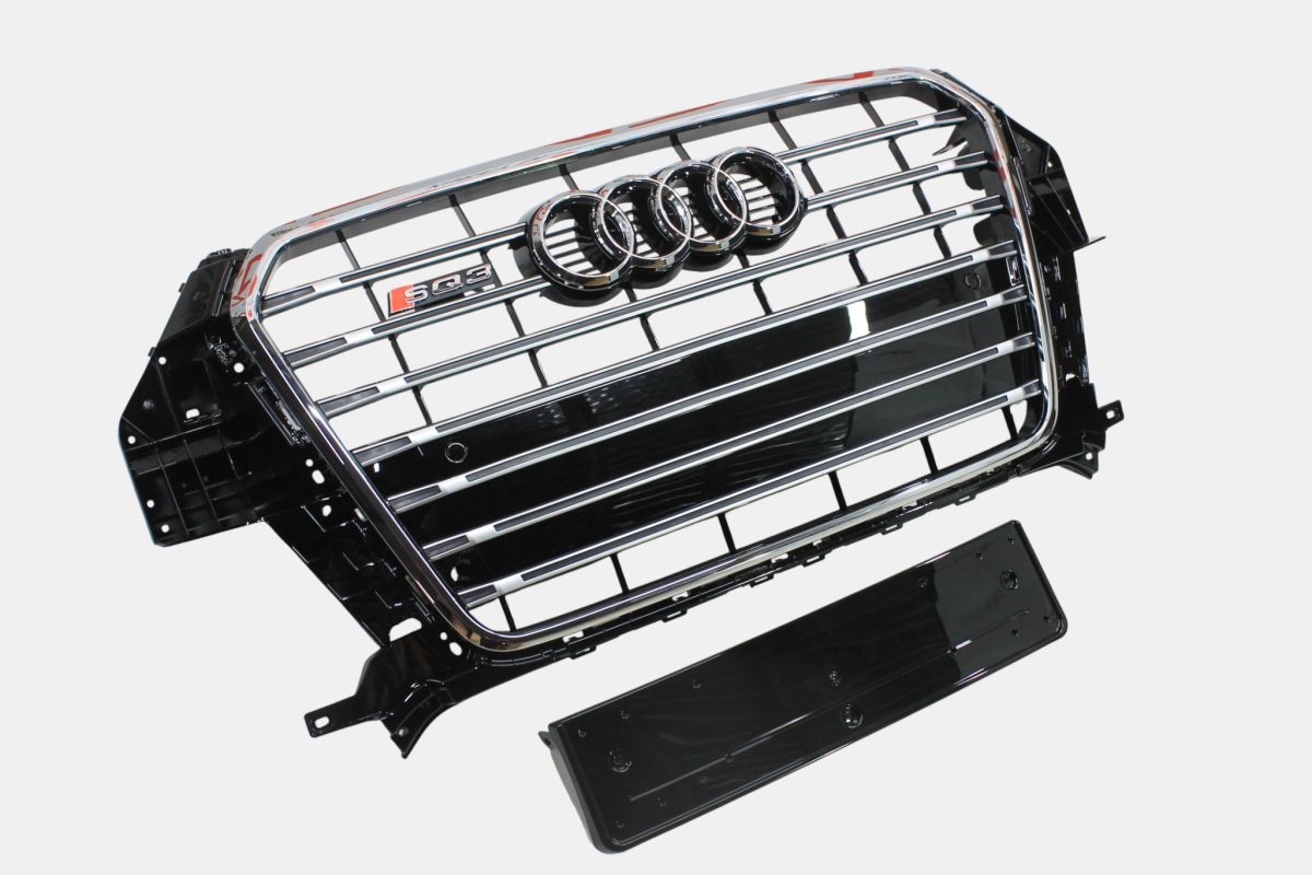 SQ3 style chrome front grille Audi Q3