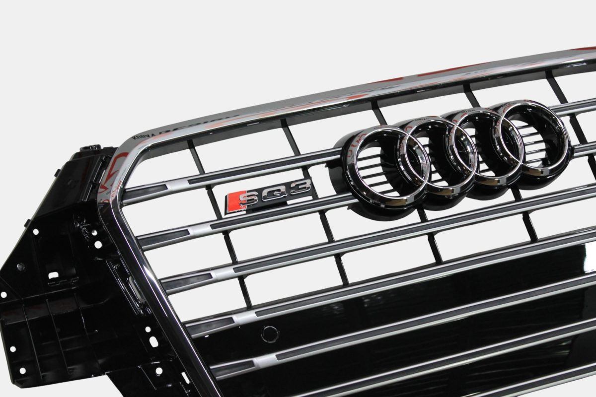 Audi Q3 chrome radiator grille upgrade