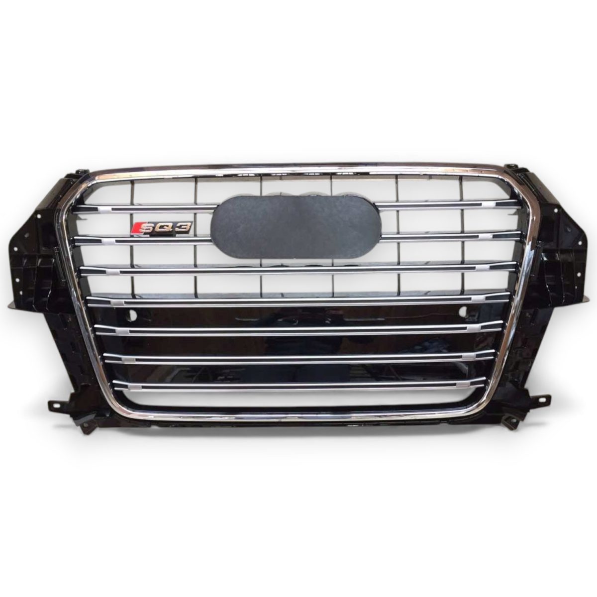 SQ3-Style Chrome Front Grille for Audi Q3 8U 2012–2015 (1) SQ3 chrome grille Audi Q3