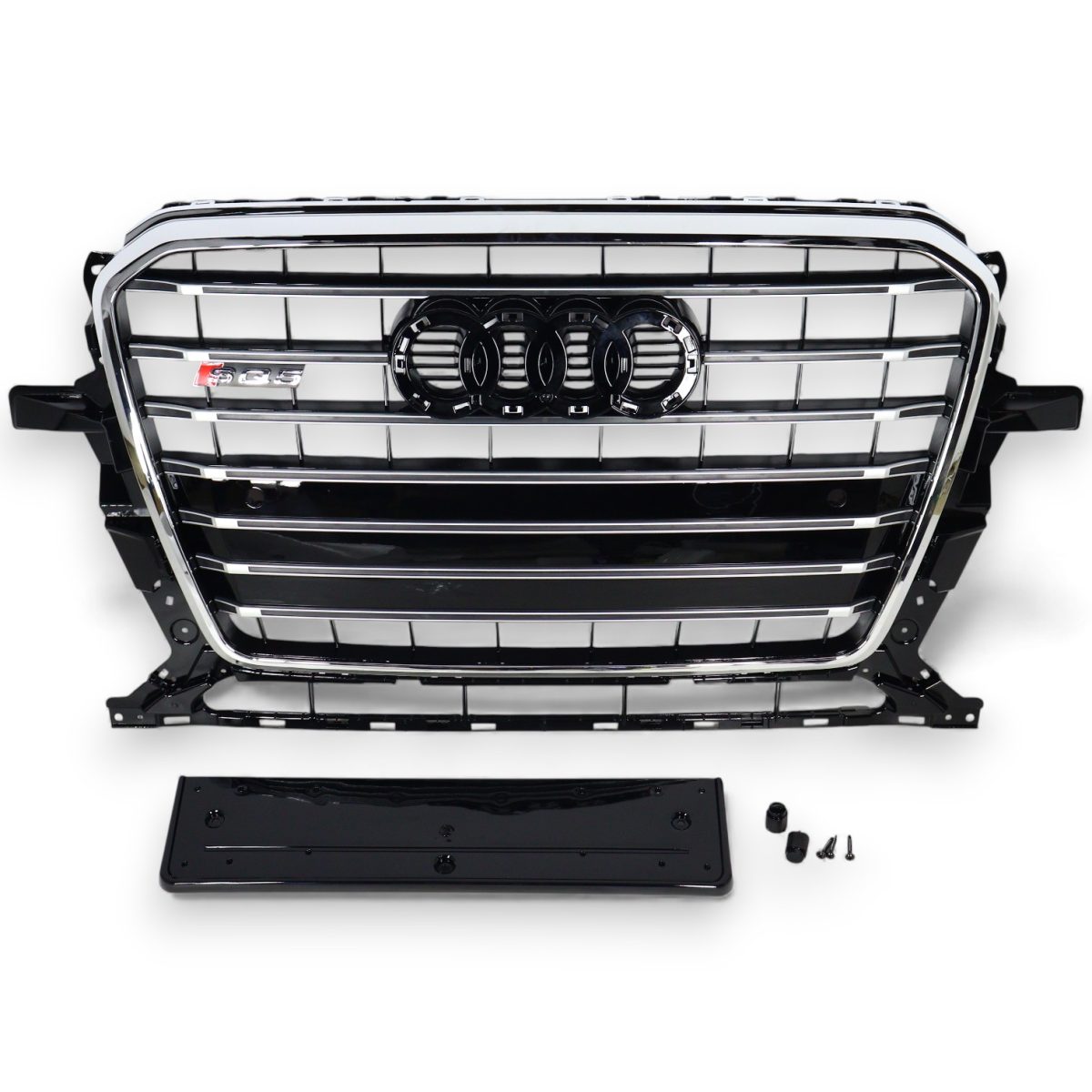 SQ5-Style Chrome Grille for Audi Q5 8R S-Line 2012–2015 (5) Performance grille Audi Q5 SQ5