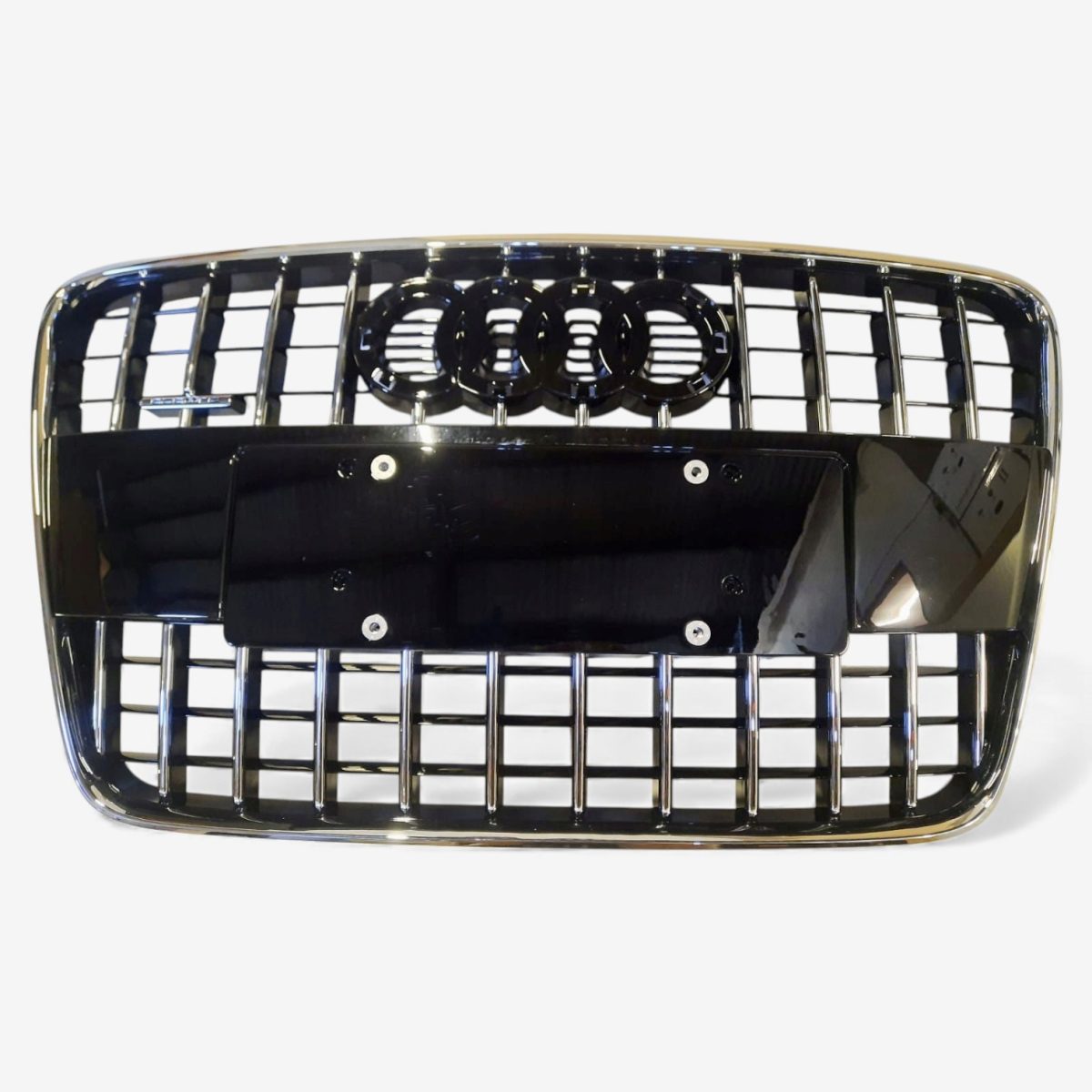 SQ7 Chrome Front Radiator Grille for Audi Q7 4L 2006–2015 (2) SQ7 chrome grille Audi Q7 4L