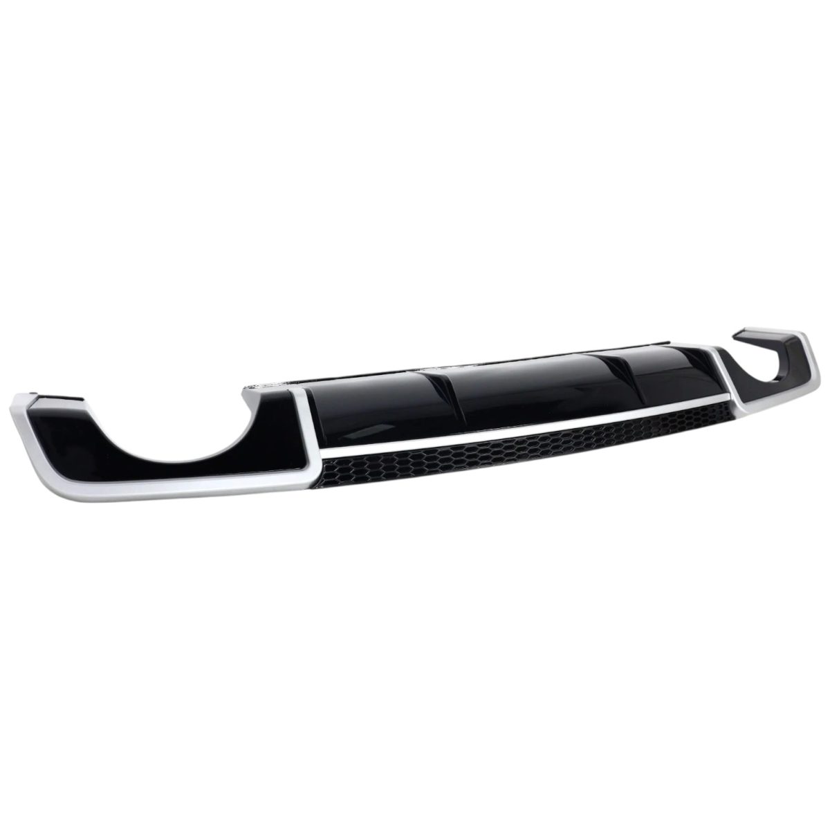 RS3-Style Rear Diffuser with Exhaust Tips for Audi A3 Sedan 2012–2015 - Image 2