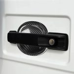 Gloss carbon door handle bowl trim Mercedes G63 AMG