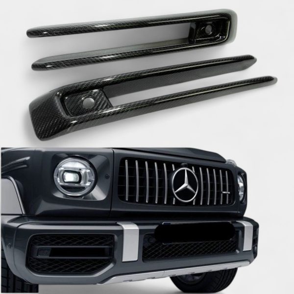 AMG Style Carbon Fiber Fog Light Covers for Mercedes-Benz G-Class W463A – Kubay Design