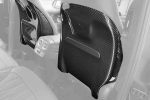 High-gloss carbon fiber rear seat trims for Mercedes-Benz G63 AMG