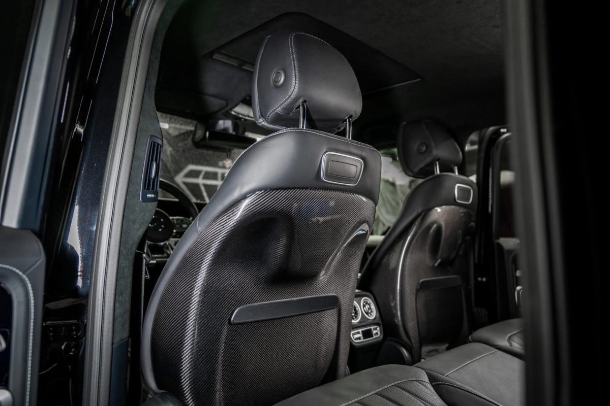Carbon Fiber Rear Seat Covers for Mercedes-Benz G-Class W463A – Kubay Design