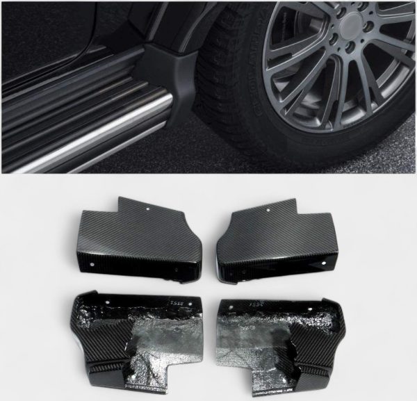 kubay design carbon fiber step corner covers for g wagon w464