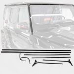 Carbon Fiber Upper Mouldings Roof Trim Set for Mercedes G-Class W463A – Kubay Design