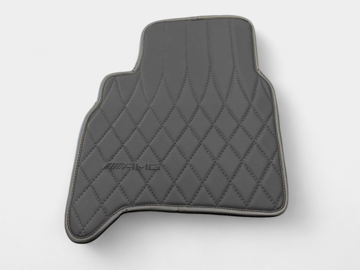 Precision-fit AMG-style black mats by Kubay Design for G-Class W463A
