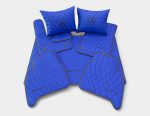 AMG Blue Leather Floor Mats for Mercedes-Benz G-Class W463A – Kubay Design